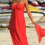 Celebrity Getaway Dress Red F603RE fv3