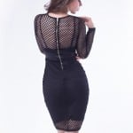 mesh dress black bv2