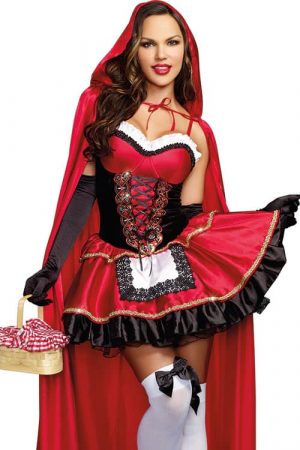 Dreamgirl 2 Pce Little Red Riding Hood Costume front