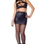 Forplay Faux Leather Pencil Skirt 665356 fv2