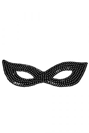 Forplay Black Sequin Mask