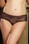 Dreamgirl Open Crotch Lace Panty with Ruffles fv2