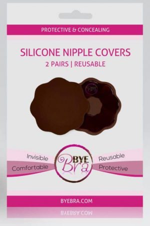 Bye Bra Dark Silicone Nipple Covers 99357