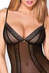 Obsessive Mesh and Lace Teddy 862-TED-1 fv2